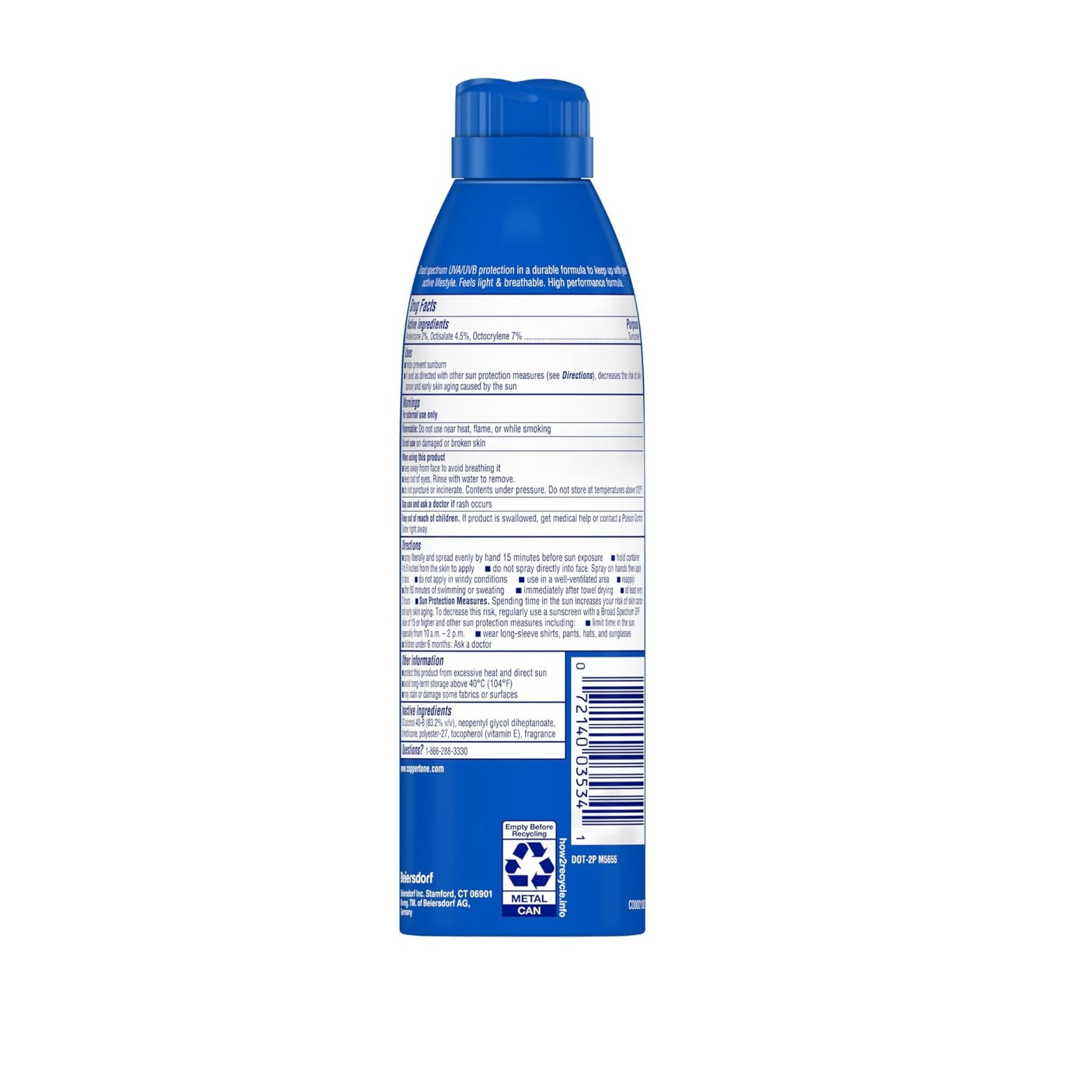 Coppertone Sport Continuous Spray Sunscreen SPF 15 - 5.5 Oz