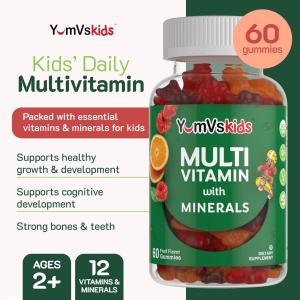 Yumvs Kids Multi, Fruit Flavor, Zero, Gummies