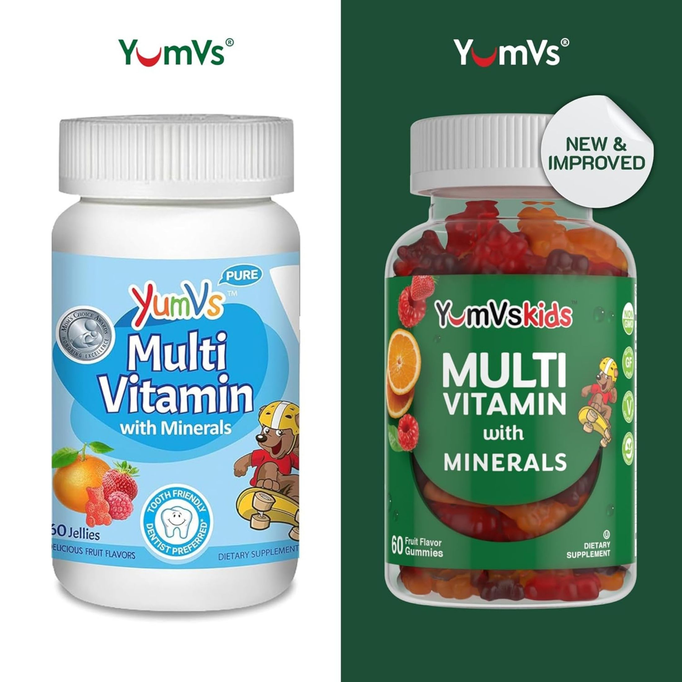 Yumvs Kids Multi, Fruit Flavor, Zero, Gummies