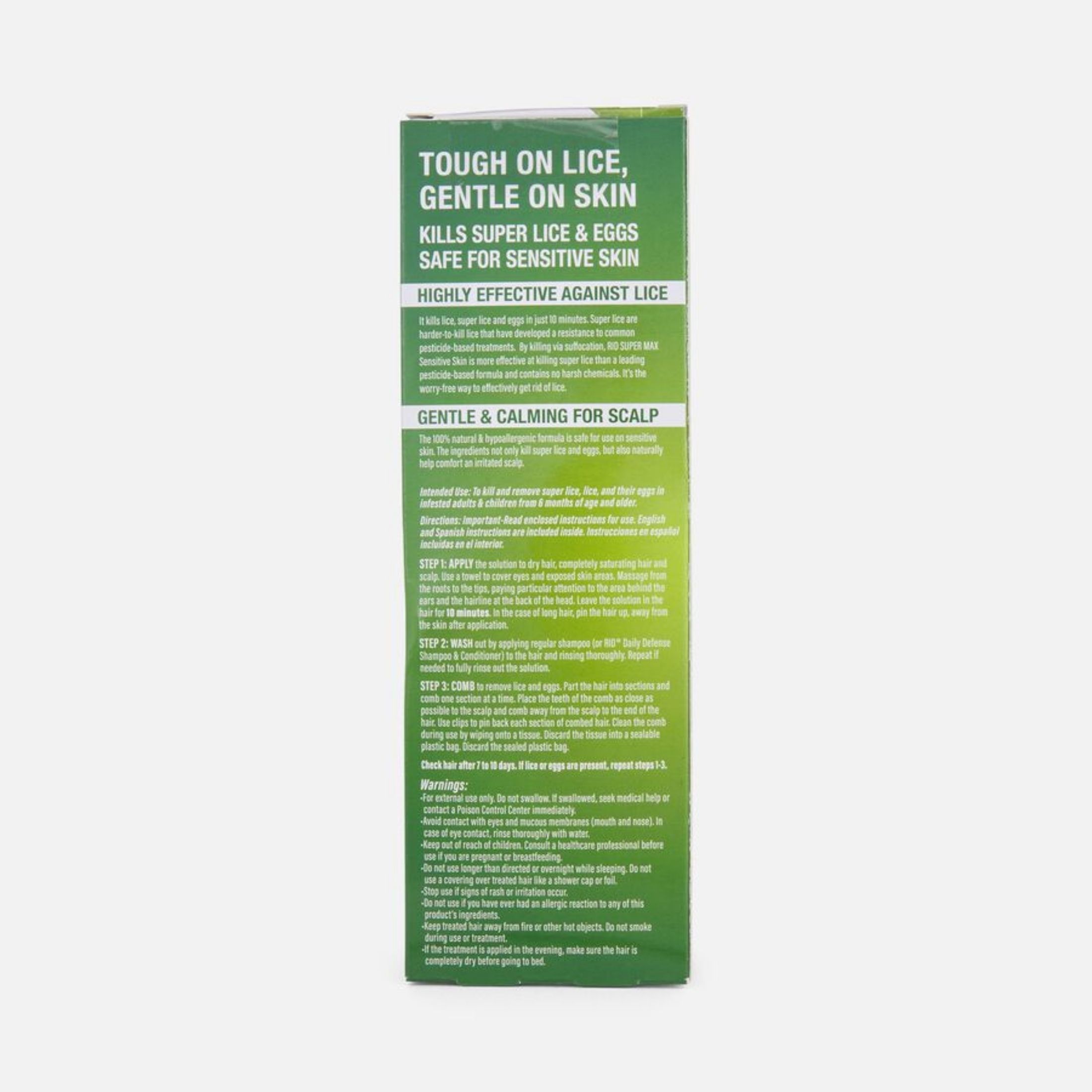 Rid Super Max Sensitive Skin Lice Elimination Treatment