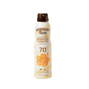 Hawaiian Tropic Weightless Hydration Sunscreen Spray SPF 70 Clear
