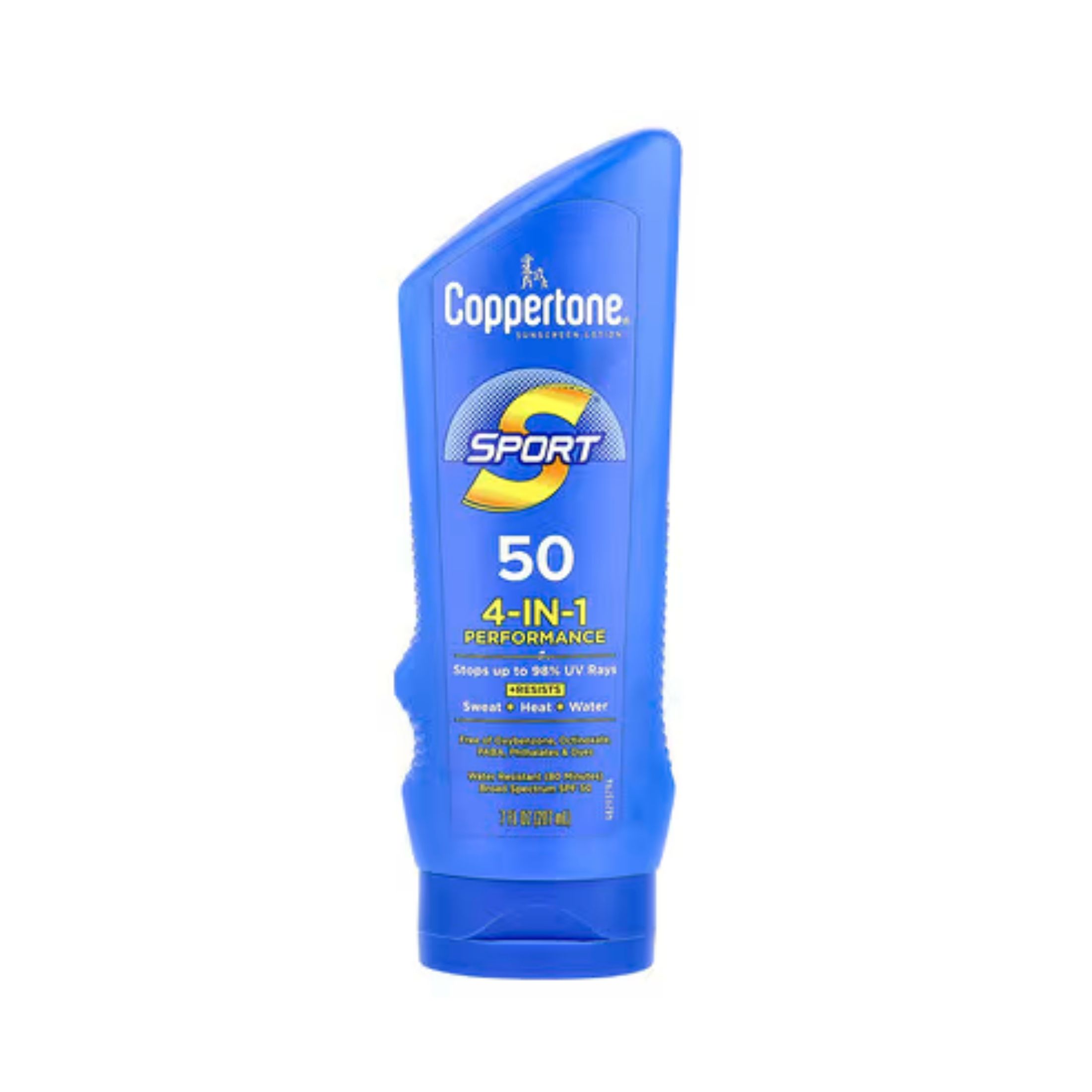 Coppertone Sport Broad Spectrum Spf 50 4 In 1 Performance Sunscreen Lotion 7 Fl Oz