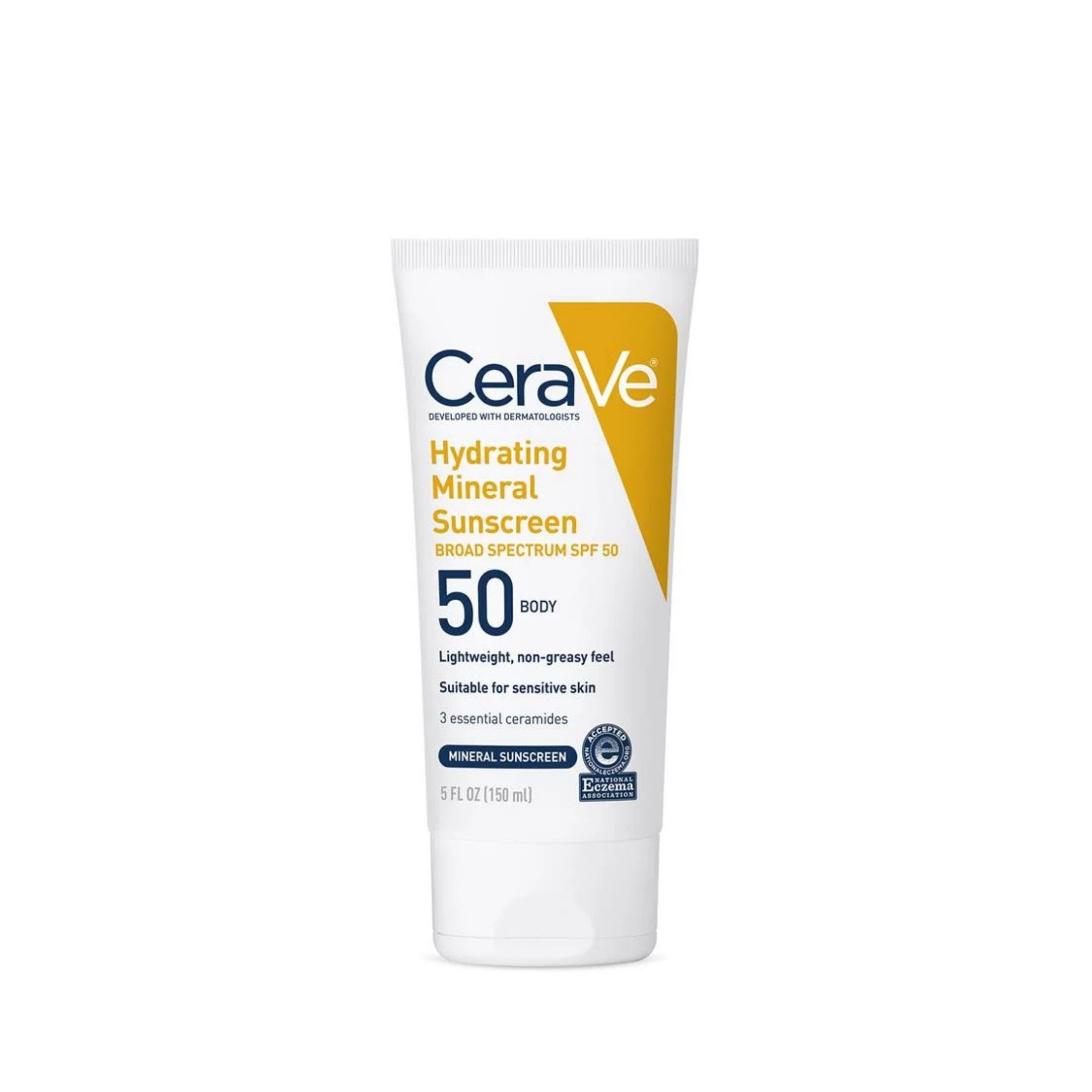 Cerave Hydrating Mineral Sunscreen Body Lotion - SPF 50 - 5 Fl Oz