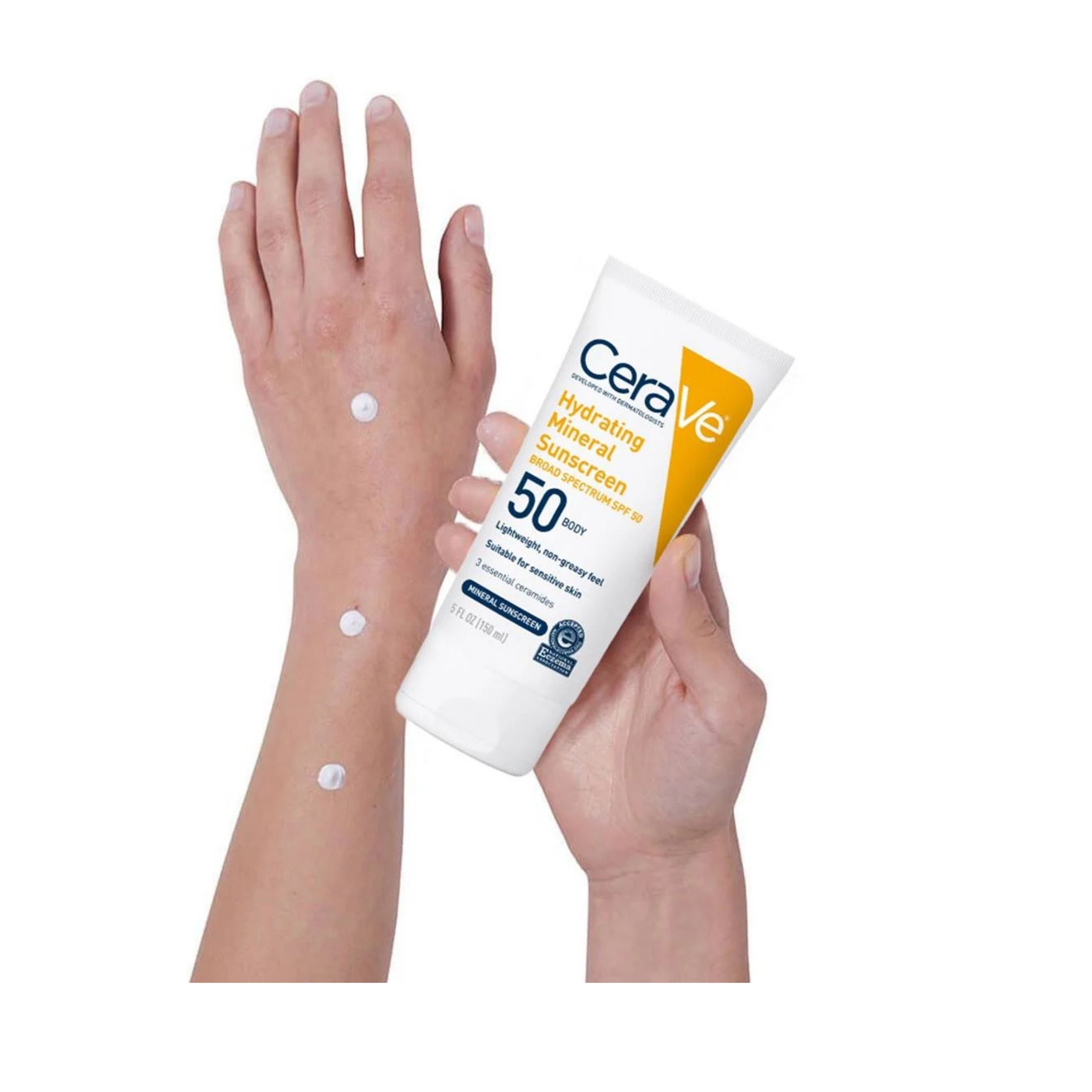 Cerave Hydrating Mineral Sunscreen Body Lotion - SPF 50 - 5 Fl Oz
