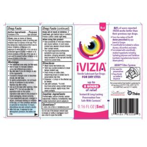 iVIZIA Similasan Eye Drops, Lubricant, Sterile, For Dry Eyes 0.16 Fl Oz