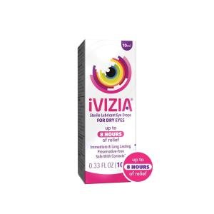 iVIZIA Sterile Lubricant Eye Drops For Dry Eyes - 0.33 Fl Oz