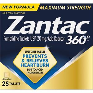 Zantac 360 Tablets Maximum Strength 20 Mg Acid Reducer