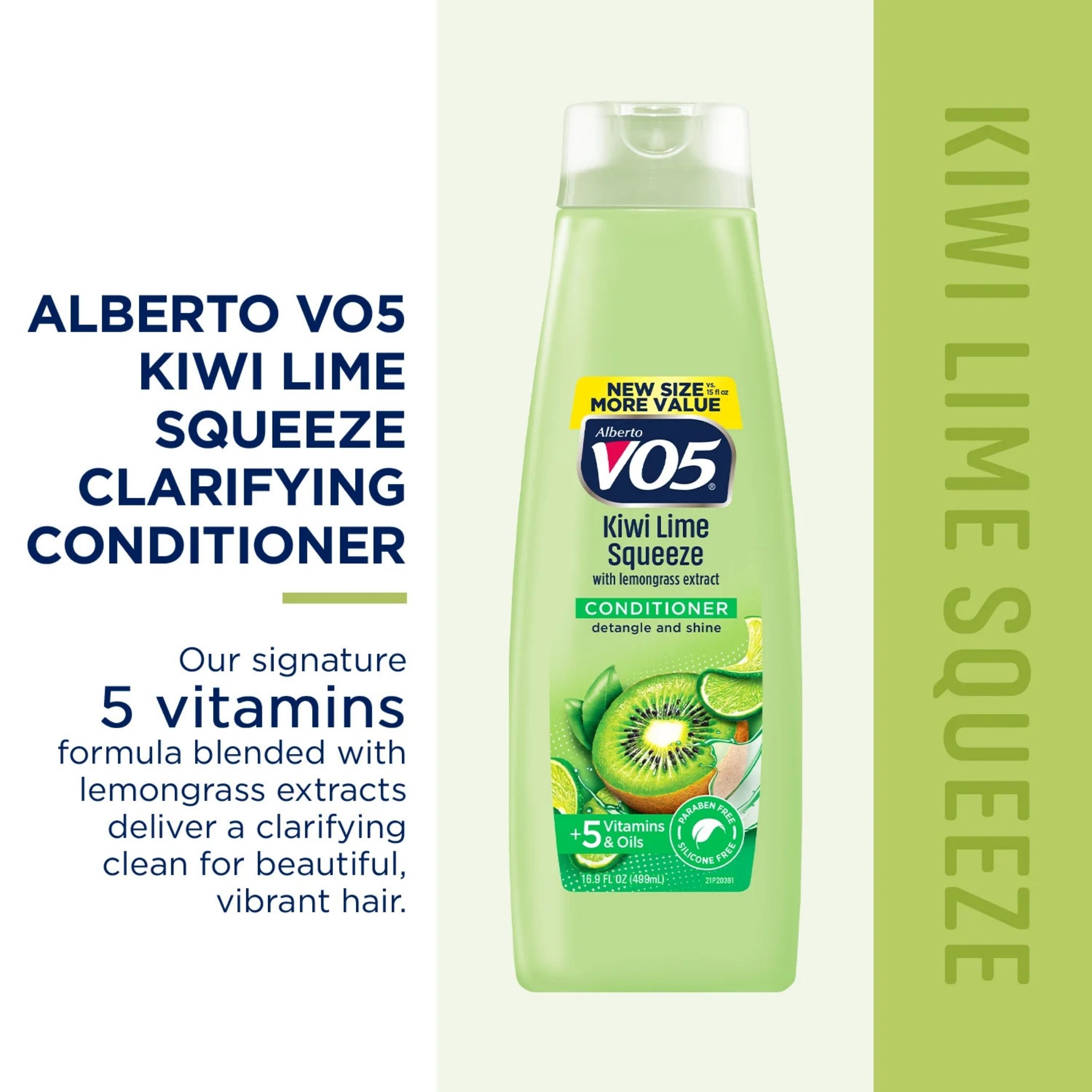 Alberto VO5 Er, Kiwi Lime Squeeze, Bonus Size 15 Fl Oz