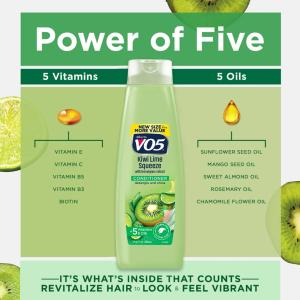 Alberto VO5 Er, Kiwi Lime Squeeze, Bonus Size 15 Fl Oz