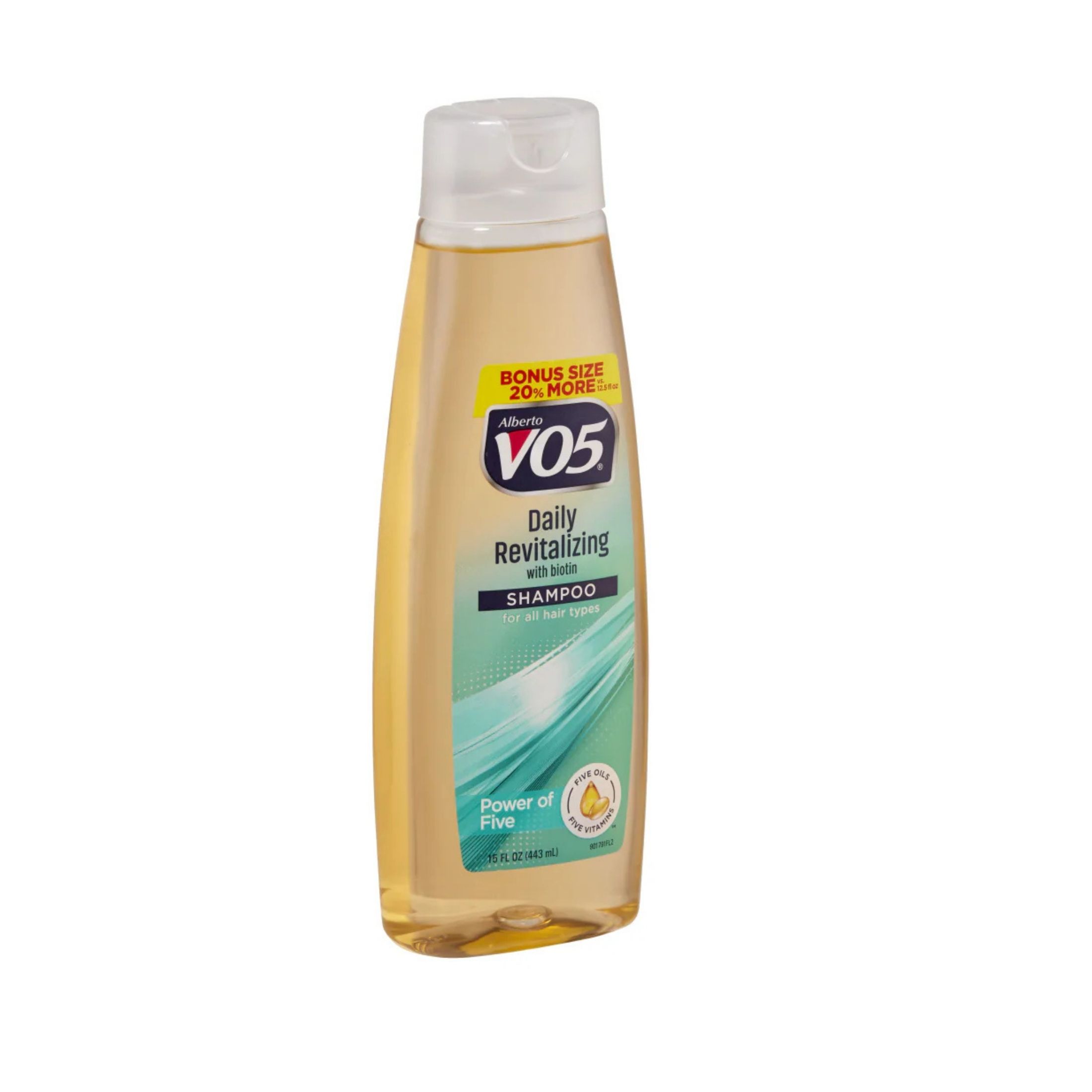 Alberto VO5 Shampoo, Daily Revitalizing, Bonus Size 15 Fl Oz