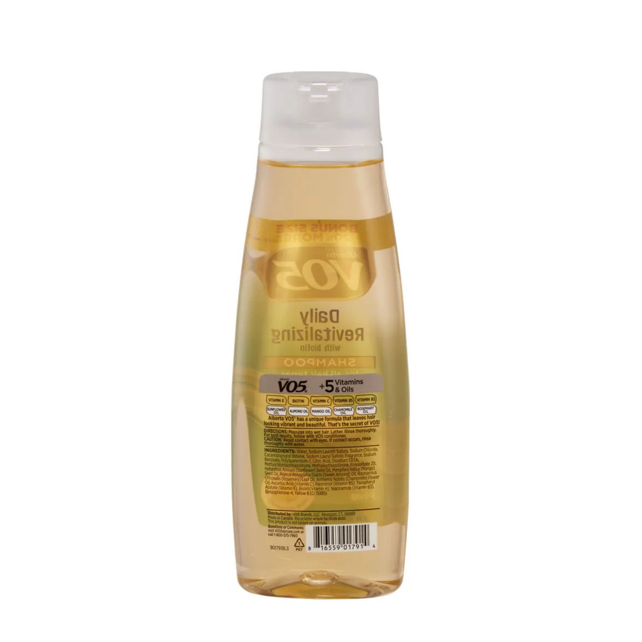 Alberto VO5 Shampoo, Daily Revitalizing, Bonus Size 15 Fl Oz