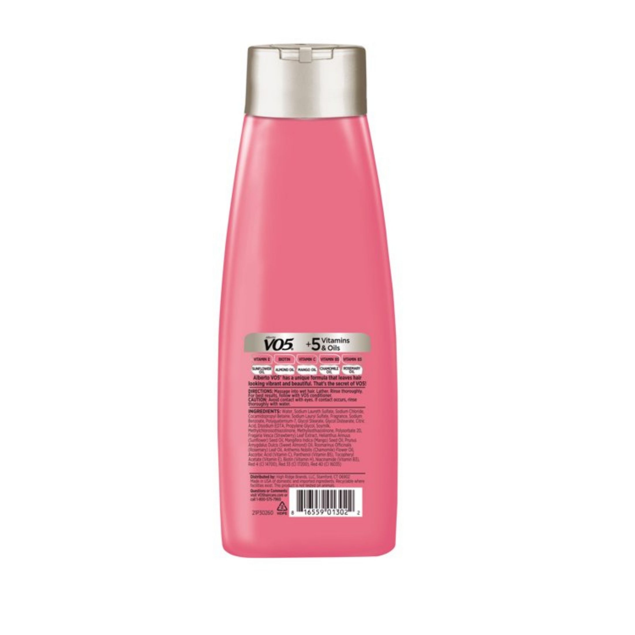 Alberto VO5 Moisture Milks Strawberries & Cream Moisturizing Shampoo, 15 Fl Oz