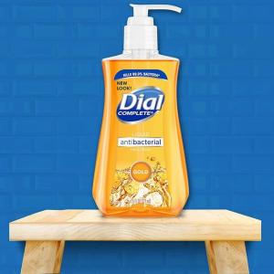 Dial Complete Antibacterial Liquid Hand Soap, Gold, 11 Fl Oz
