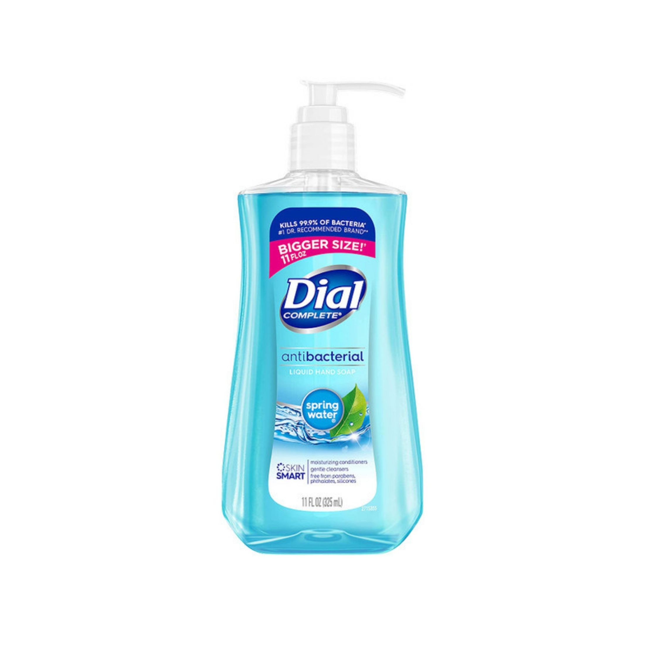 Dial Complete Antibacterial Liquid Hand Soap, Spring Water, 11 Fl Oz