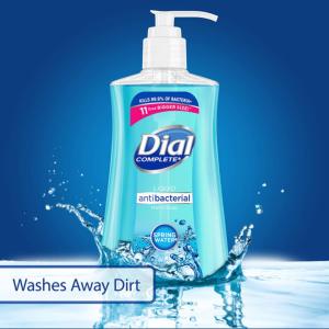 Dial Complete Antibacterial Liquid Hand Soap, Spring Water, 11 Fl Oz