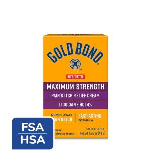 Gold Bond Pain & Itch Relief Cream, Maximum Strength, Medicated