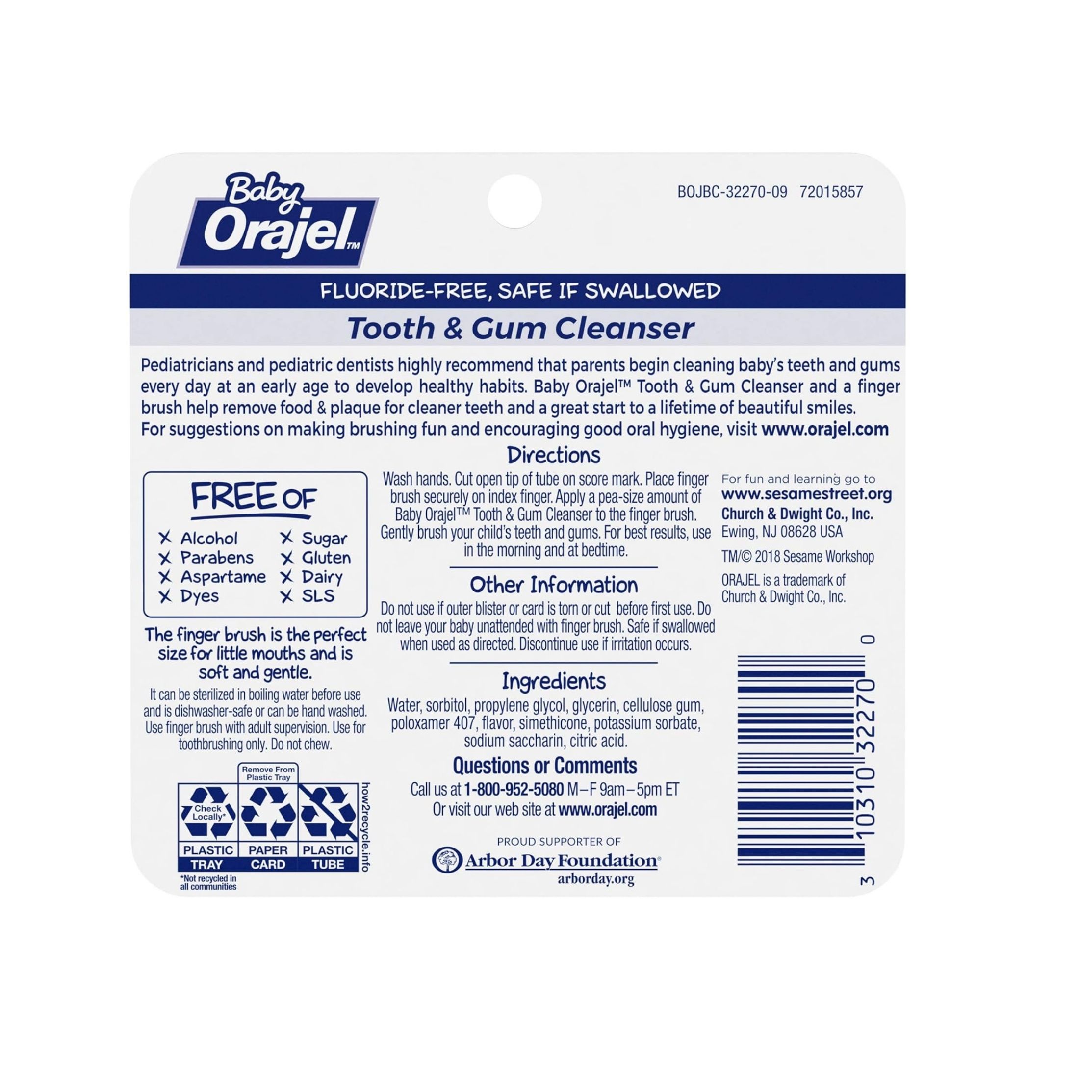 Orajel Baby Tooth & Gum Cleanser - Fruity Fun