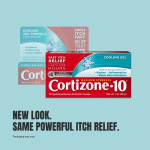 Cortizone 10 Anti-Itch Cream, Maximum Strength, Cooling Gel 1 Oz