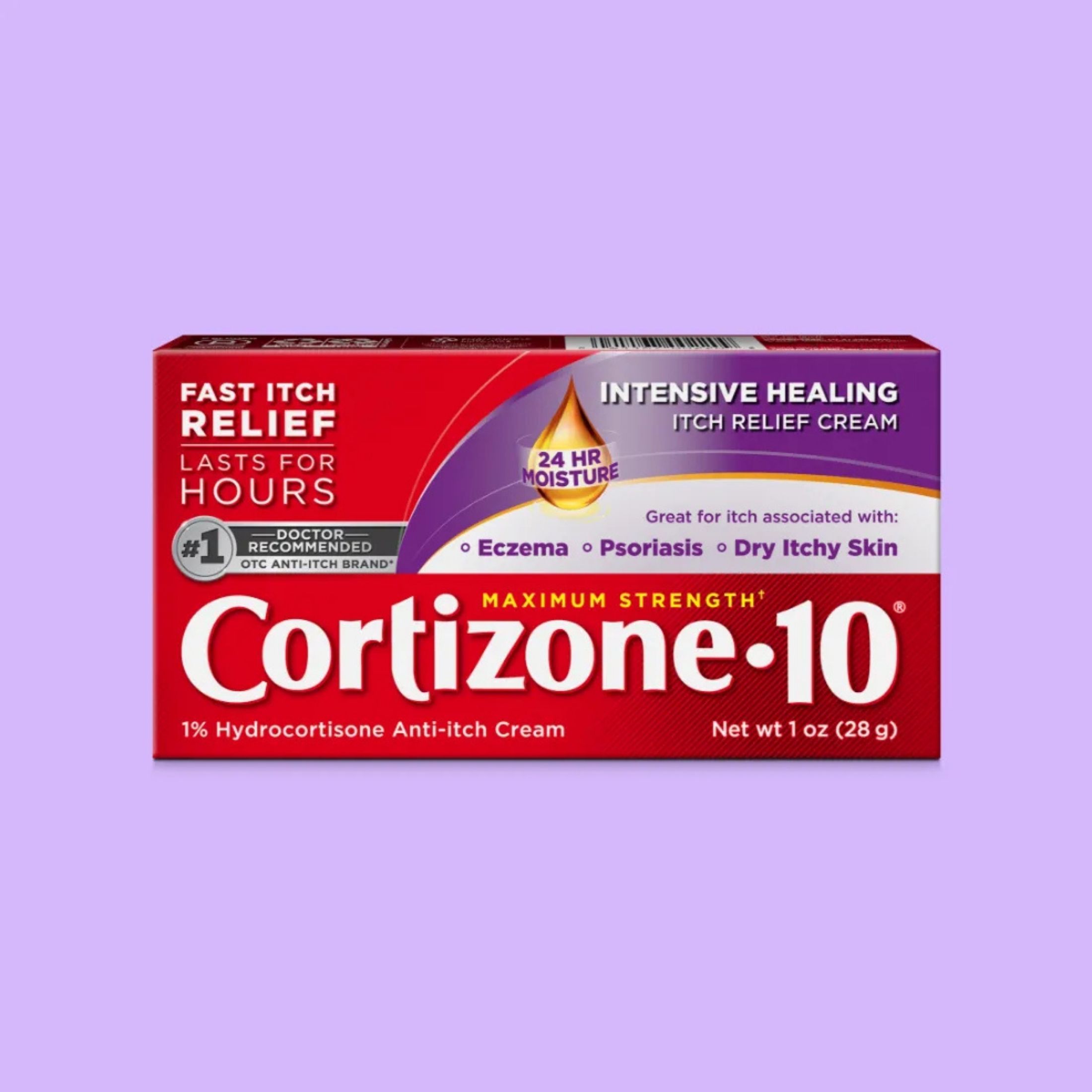 Cortizone-10 Anti Itch Creme, Maximum Strength, Intensive Moisture Creme 1 Oz