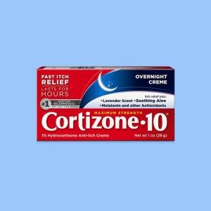 Cortizone 10 Anti Itch Creme, Maximum Strength, Overnight Creme 1 Oz