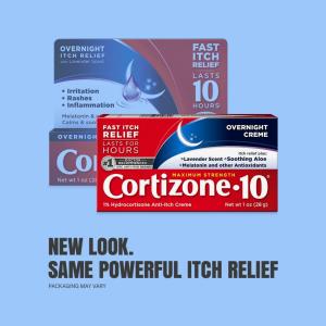 Cortizone 10 Anti Itch Creme, Maximum Strength, Overnight Creme 1 Oz