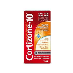 Cortizone 10 Water Resistant Anti-Itch Ointment 1 Ounce
