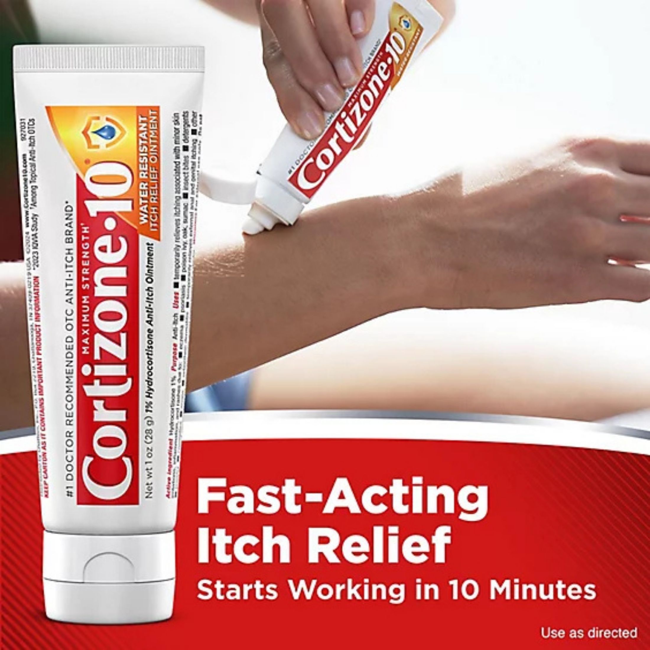 Cortizone 10 Water Resistant Anti-Itch Ointment 1 Ounce