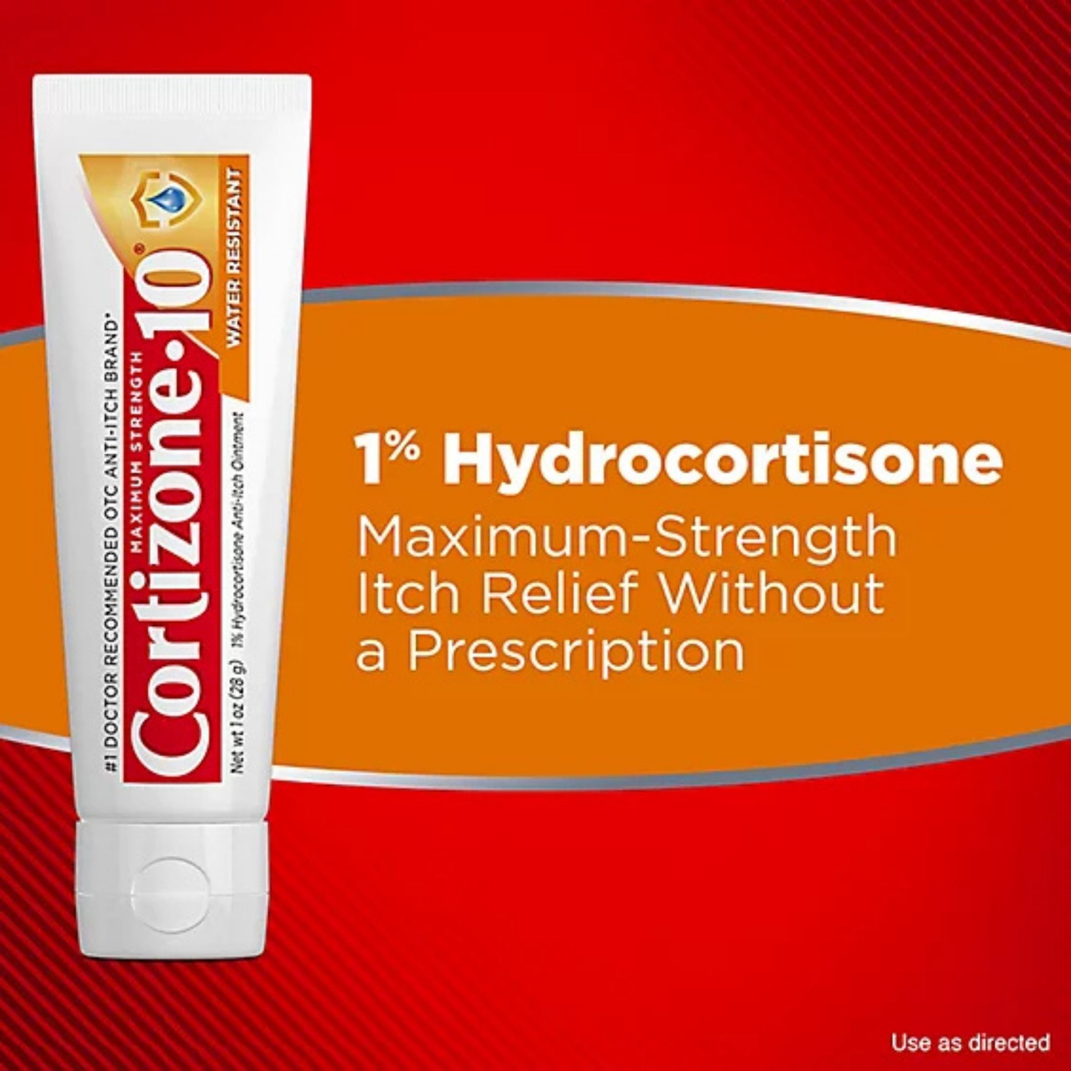 Cortizone 10 Water Resistant Anti-Itch Ointment 1 Ounce