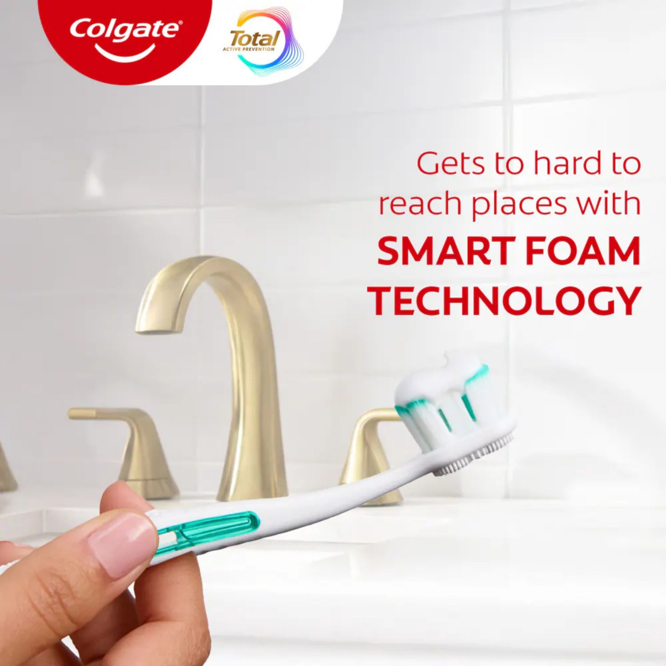 Colgate Total Plaque Pro Release Whitening Toothpaste,3.0 Oz Tube