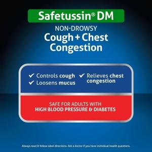 Safetussin Cough + Chest Congestion, DM, Non-Drowsy