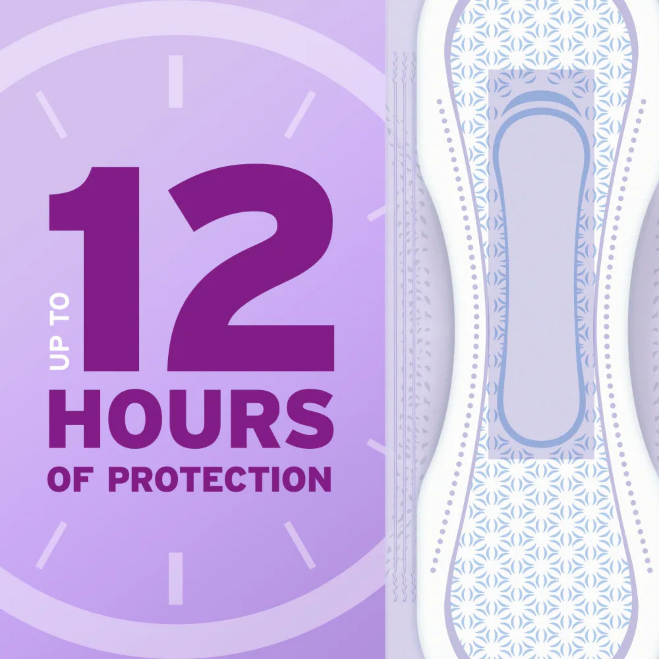 Poise Long Incontinence & Postpartum Pads - 7 Drop Ultra