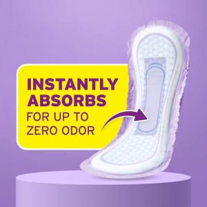 Poise Long Incontinence & Postpartum Pads - 7 Drop Ultra