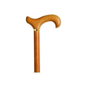 Alex Orthopedics 50122 - Men's Derby Handle Wood Cane, Natural Stain