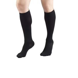 Truform Mens Dress 15-20mmhg Knee-high Socks Black - Medium 1943bl-m