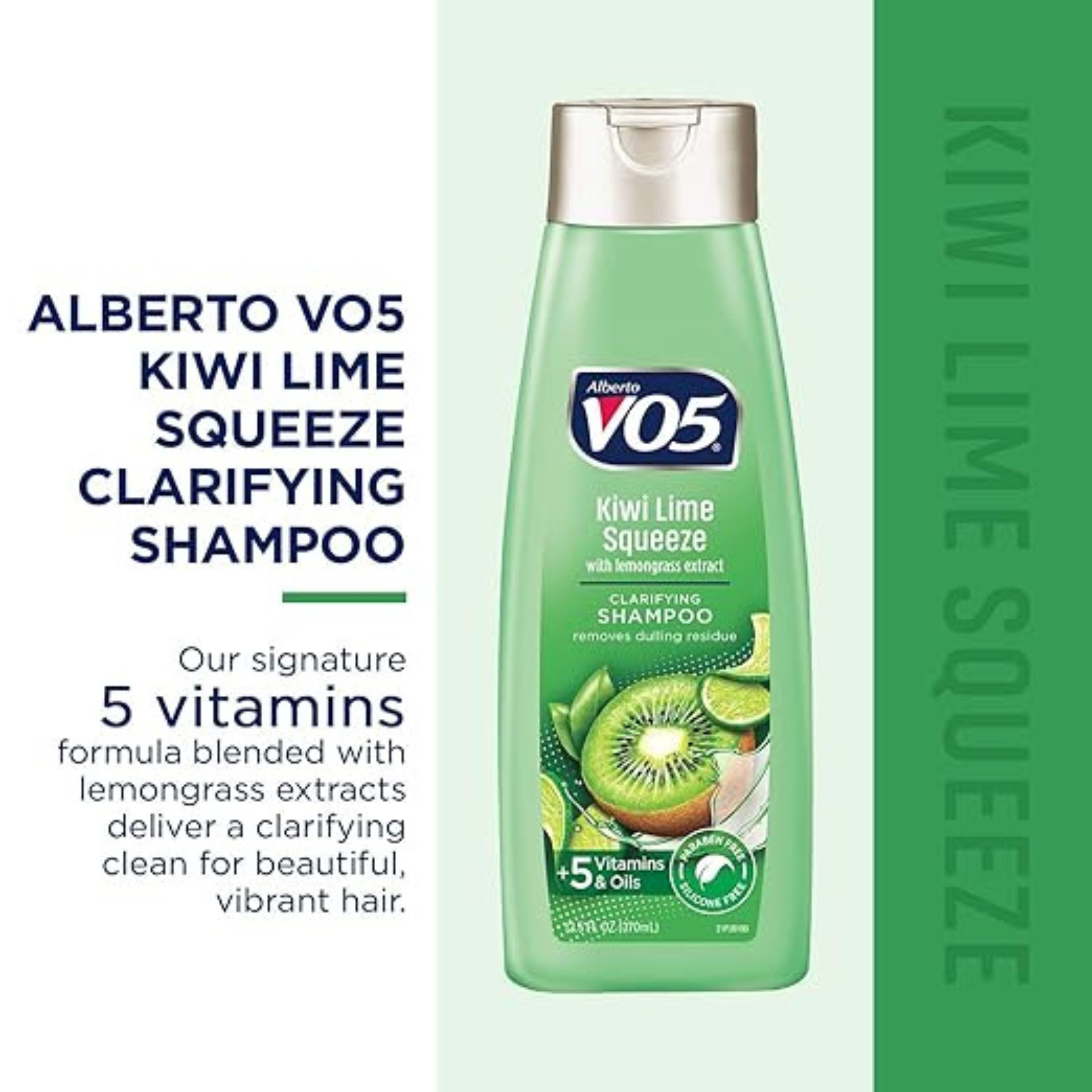 Alberto VO5 Shampoo, Clarifying, Kiwi Lime Squeeze 15 Fl Oz