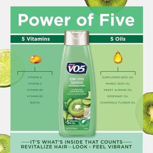 Alberto VO5 Shampoo, Clarifying, Kiwi Lime Squeeze 15 Fl Oz