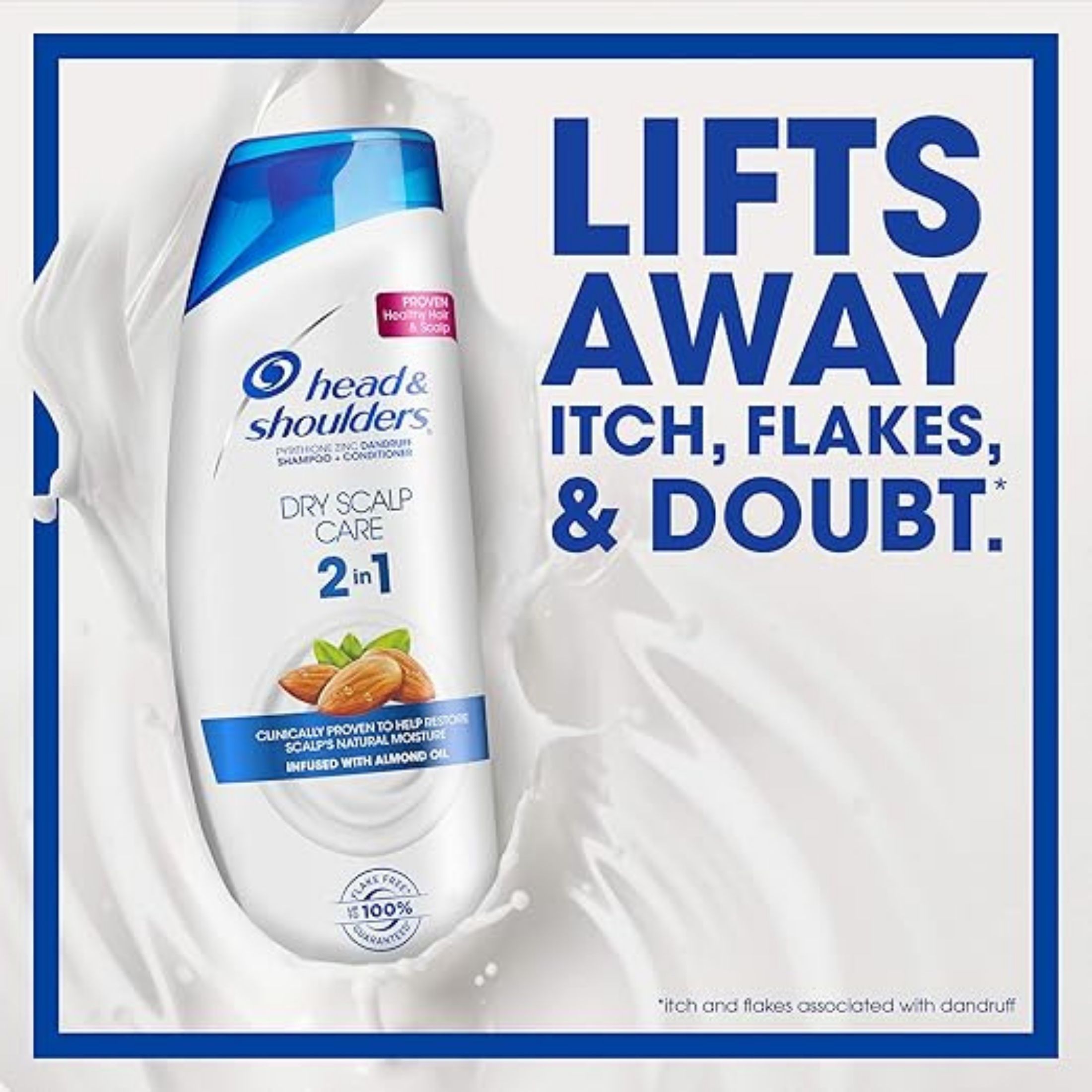 Head & Shoulders Dry Scalp Care Daily Dandruff Shampoo, 12.5 Fl Oz