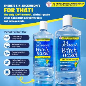 T.N. Dickinson's Witch Hazel Moisturizing Astringent, 16 Oz