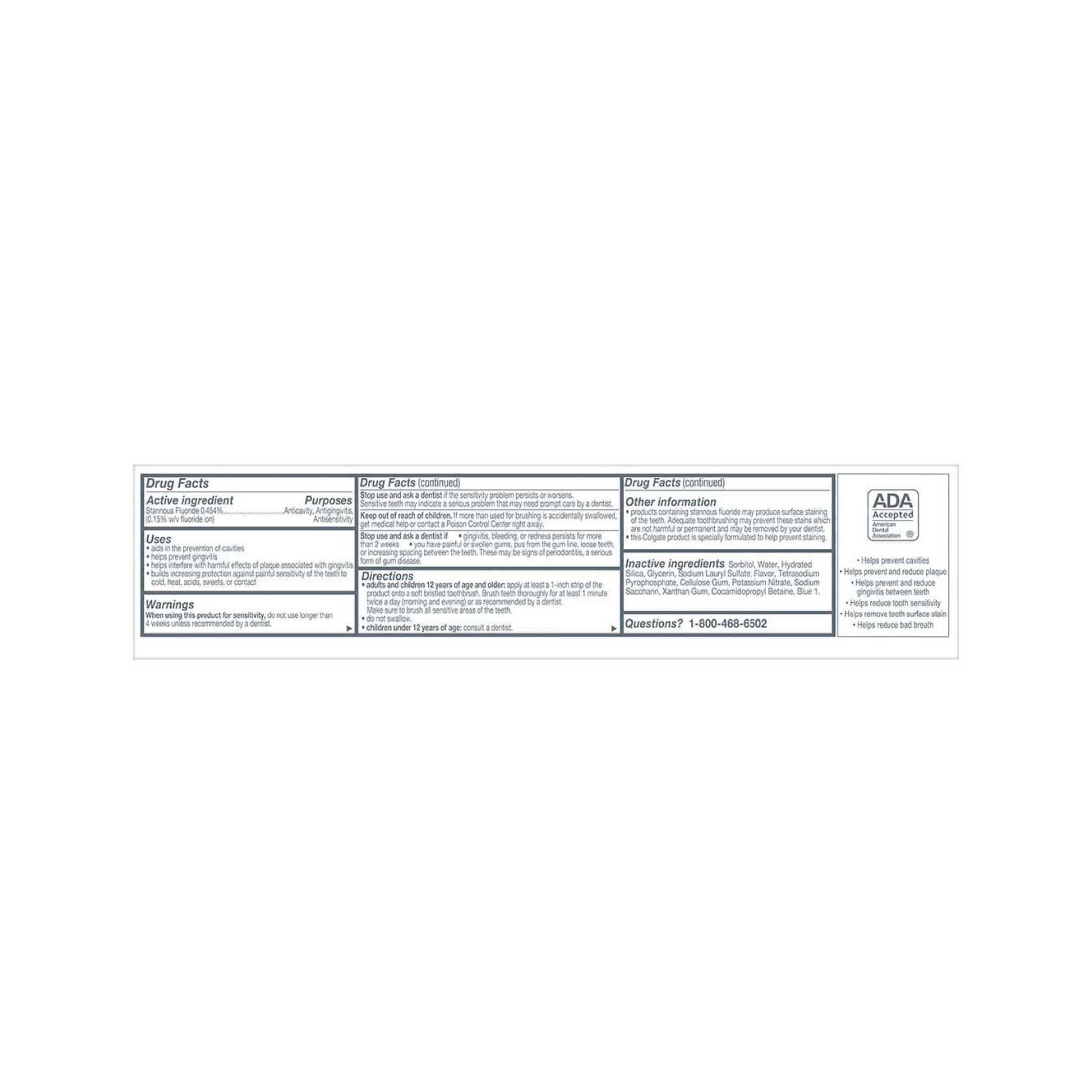 Colgate Total Whitening Toothpaste Gel - Mint - 5.1oz