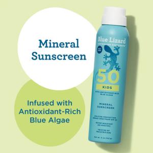 Blue Lizard Kids Mineral Sunscreen Spray - SPF 50 - 5 Fl Oz