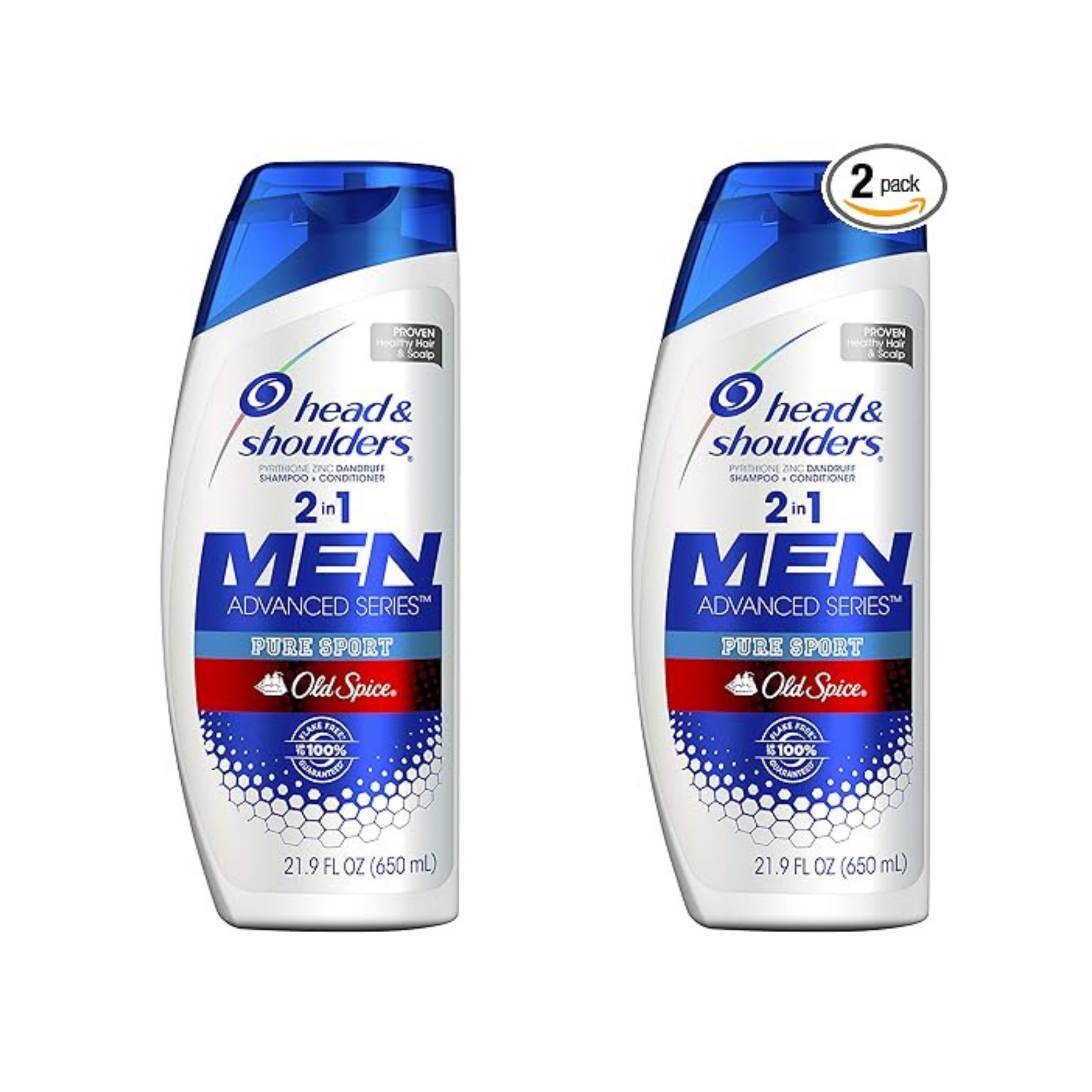 Head & Shoulders Men Old Spice Pure Sport 2in1 Dandruff Shampoo Conditioner, 12.5 Fl Oz