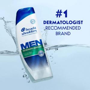 Head & Shoulders Mens Dandruff Shampoo, Refreshing Menthol, 12.5 Oz