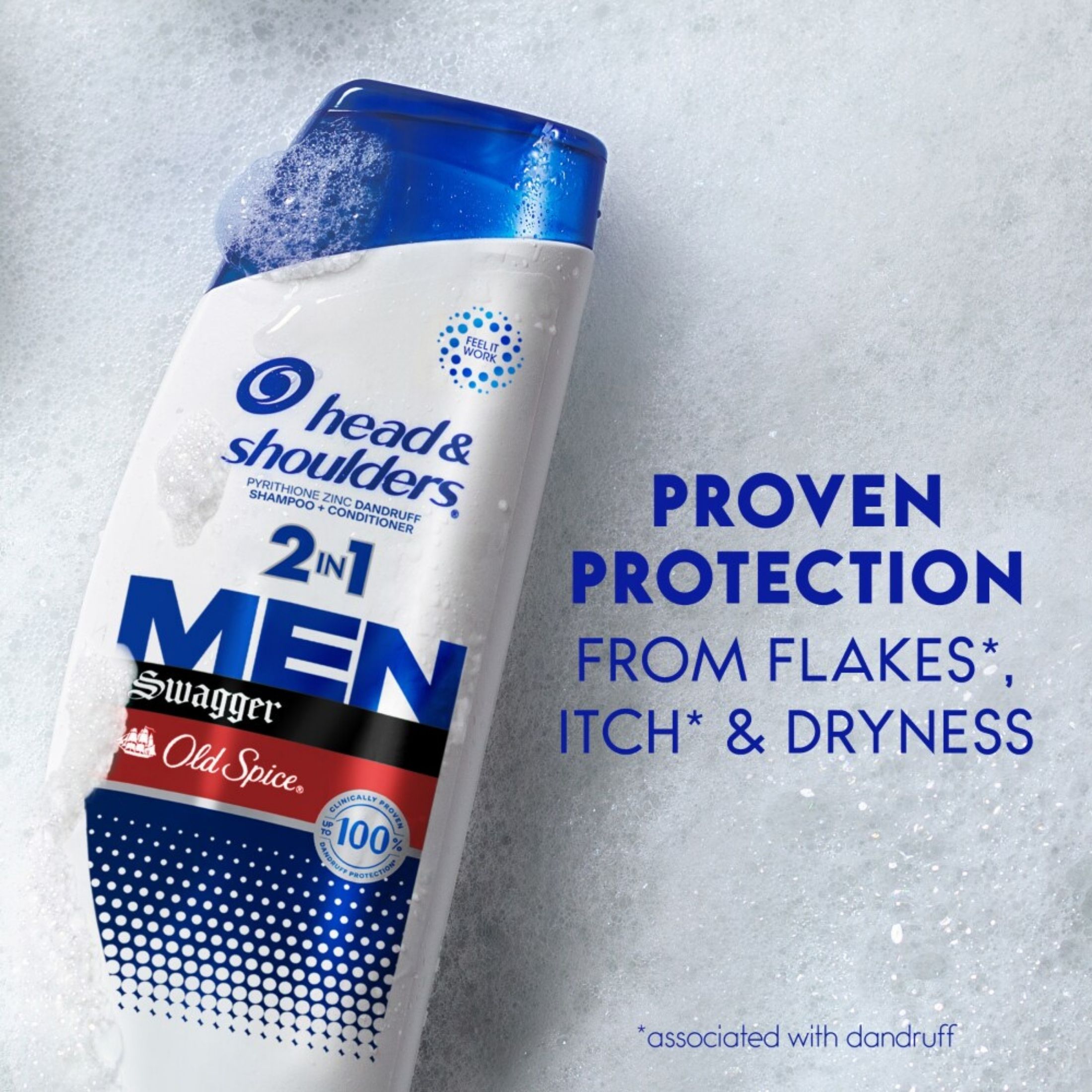 Head & Shoulders Mens 2 In 1 Dandruff Shampoo Conditioner, 12.5 Fl Oz
