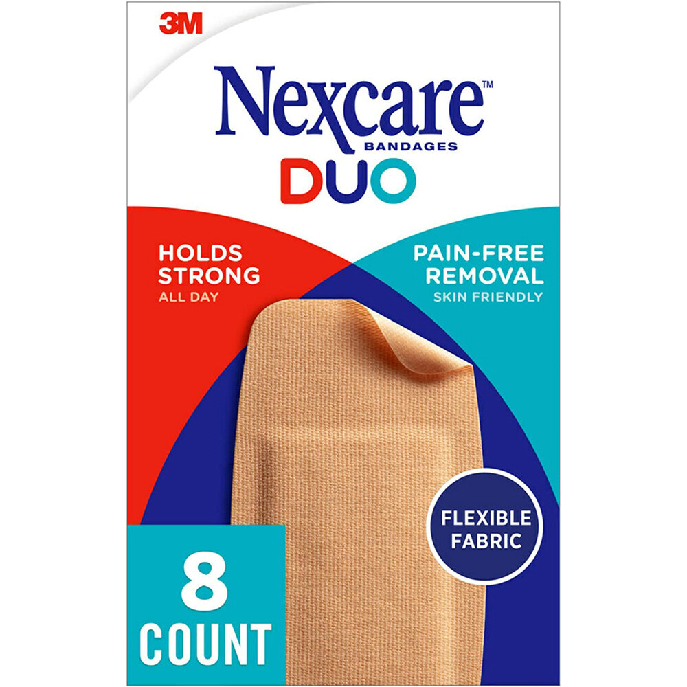 Nexcare Duo Fabric Bandages Knee And Elbow