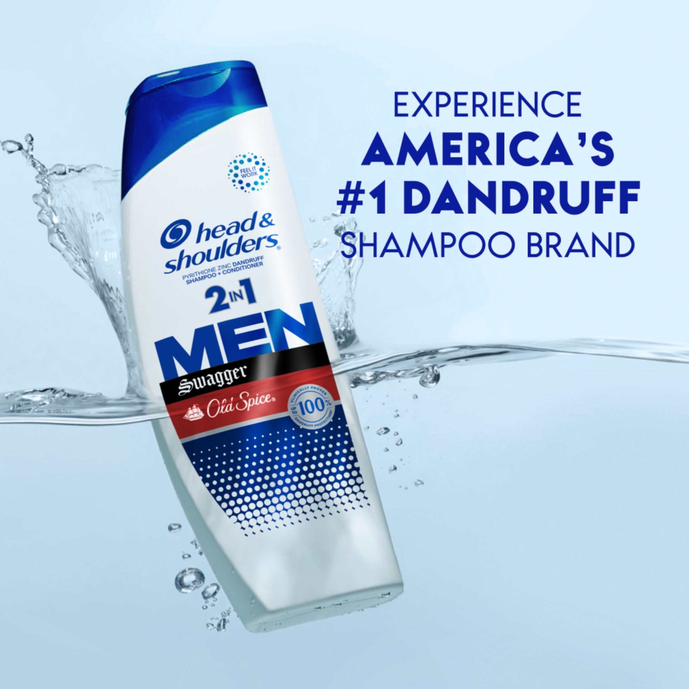Head & Shoulders Mens 2 In 1 Dandruff Shampoo Conditioner, 12.5 Fl Oz