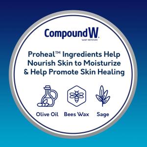 Compound W Total Care Fast Acting Gel And Proheal Cream Wart Remover
