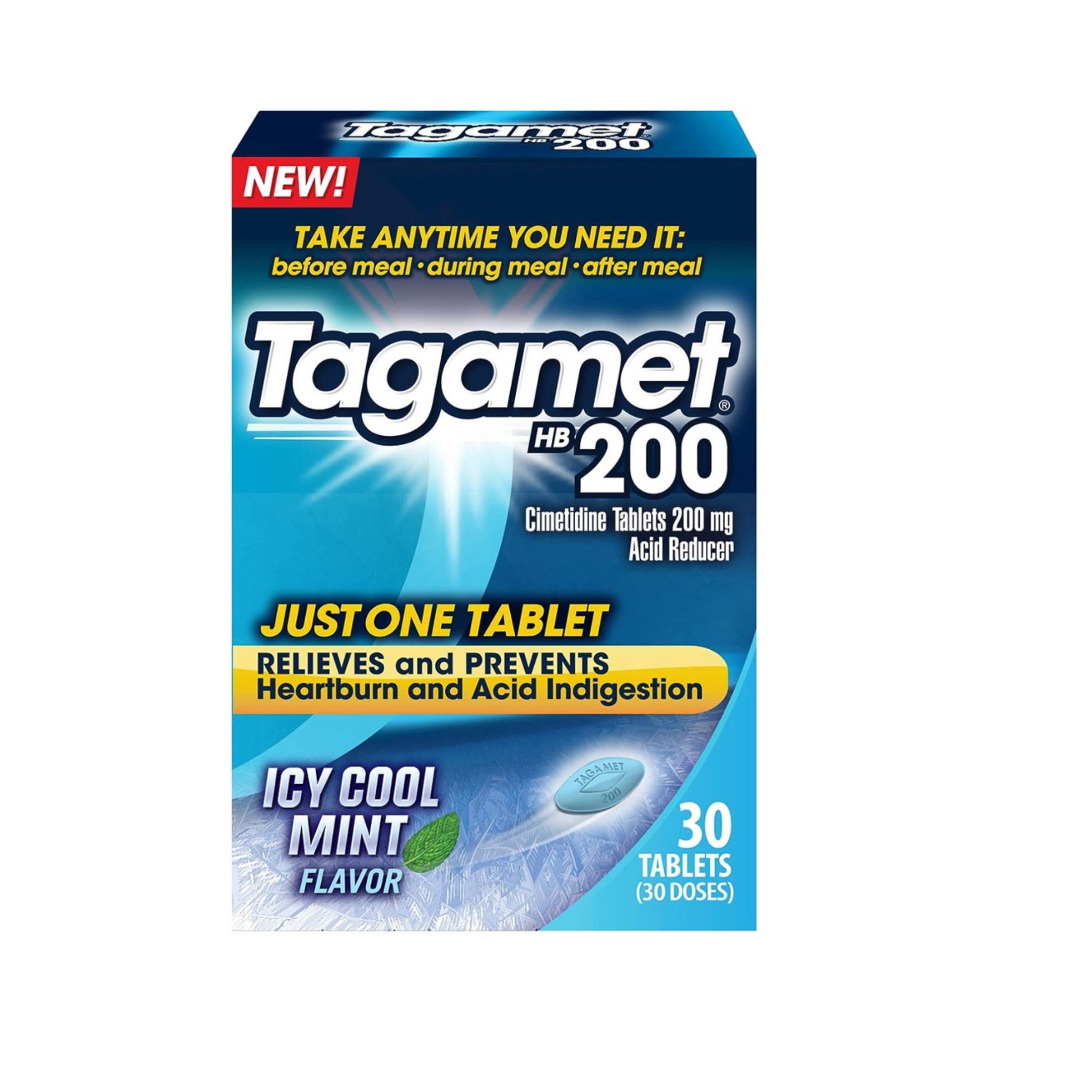 Tagamet HB 200 Acid Reducer Tablets, Icy Cool Mint