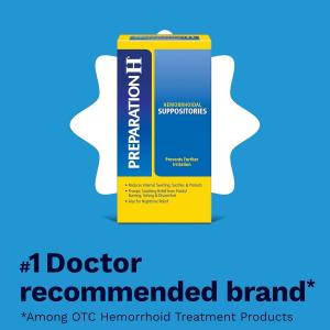 Preparation H Suppositories, Hemorrhoidal