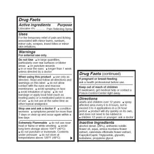 Bactine Max Pain Relief Dry Spray With Lidocaine, 4 Oz
