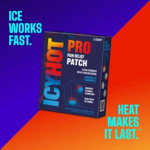 Icy Hot Pro Pain Relief Patch , 5 Patches